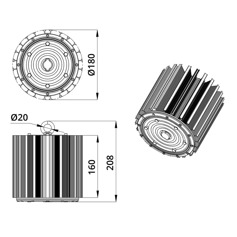 Профи v2.0 МЛ 100 БАП (350лм 3час.) CRI70 4000К 60°