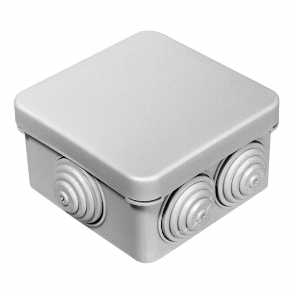 Коробка распаячная ОП 70х70х40 IP55 серая безгалогенная 40-0200 (HF) (132шт/коробка) Промрукав