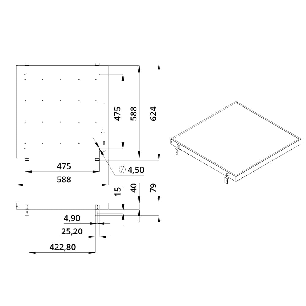 Грильято 25 Эко IP30 CRI80 5000К Опал