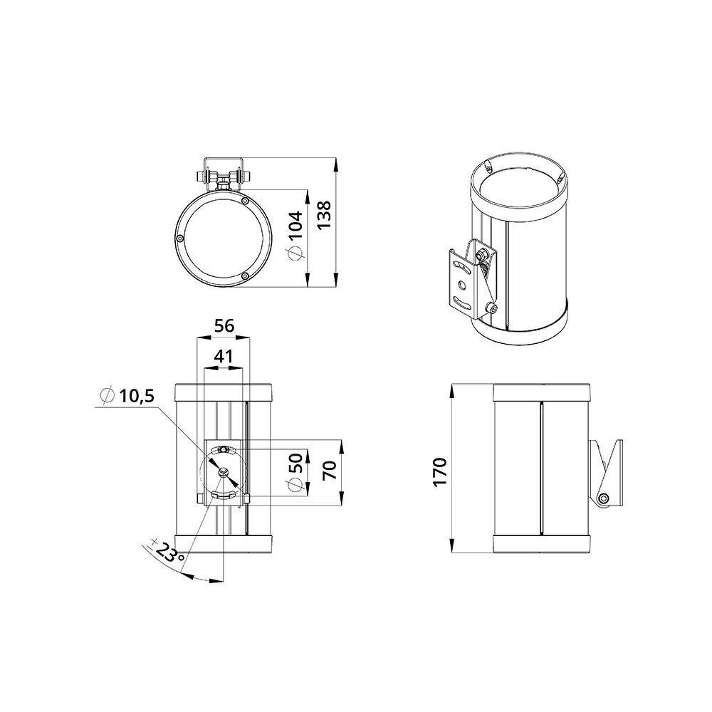 Акцент 12 CRI80 5000К 10х65°
