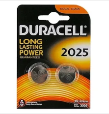 Элемент питания DURACELL CR2025-2BL (кратно 2)
