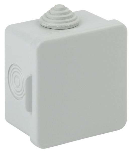 KOR-65-65-50-4g ЭРА Коробка распаячн. открытой установки КОР 65х65х50мм с гермовводами 4 вх. IP54