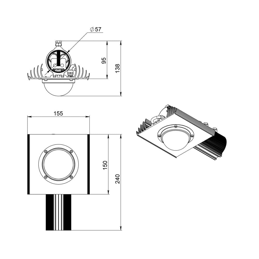 Магистраль v2.0 40 Эко CRI70 3000К 140х85°