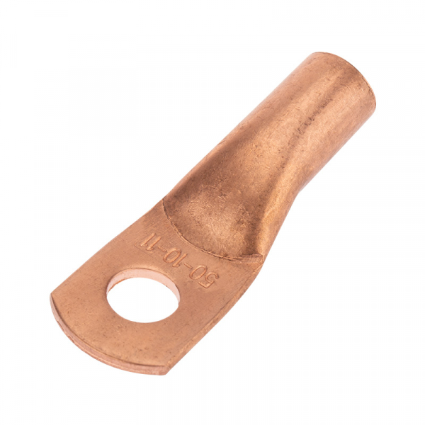 Наконечник медный ТМ 50-10-11 (50мм2 - Ø11мм) (в упак. 100 шт.) REXANT 07-5323-2