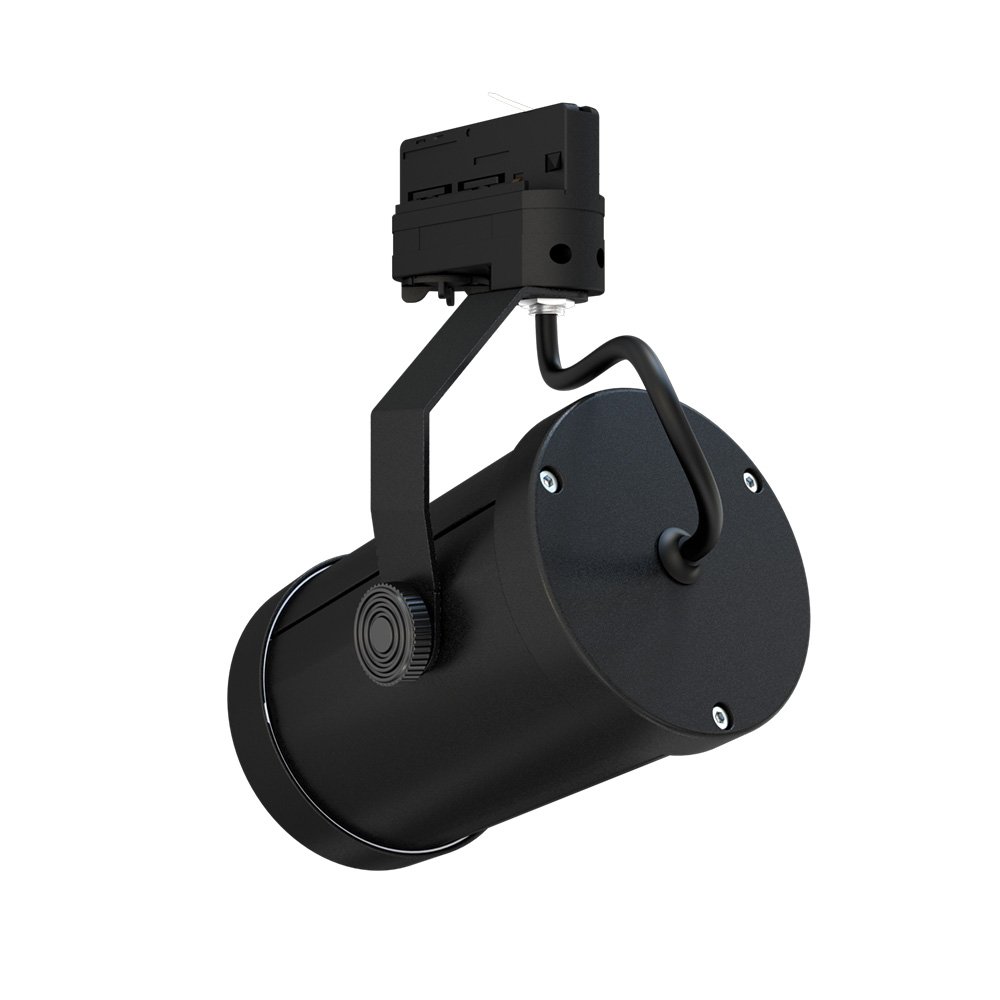 Акцент Трек 4 CRI80 3000К 10х65° RAL9005 Муар