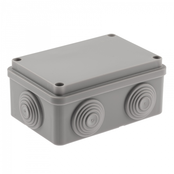 Распаячная коробка ЭРА  KORv-120-80-50-6g открытой установки на винтах 6 гермовводов IP55