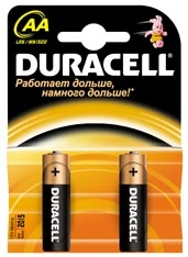 Элемент питания DURACELL MN1500/LR6 BP2 (кратно 2)