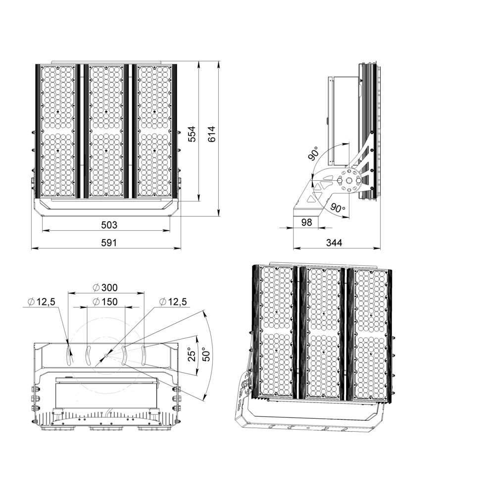 Плазма 750 L V Box CRI95 5700К 60°