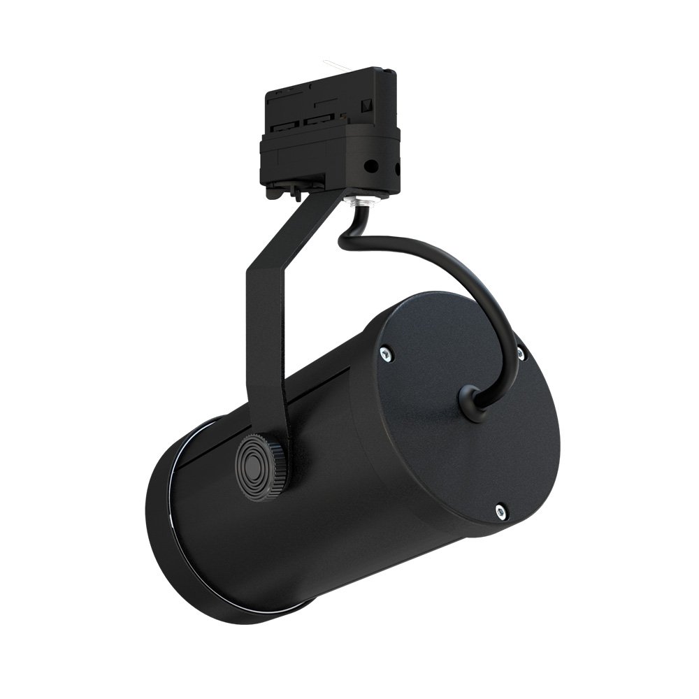 Акцент Трек 16 CRI80 4000К 90° RAL9005 Муар