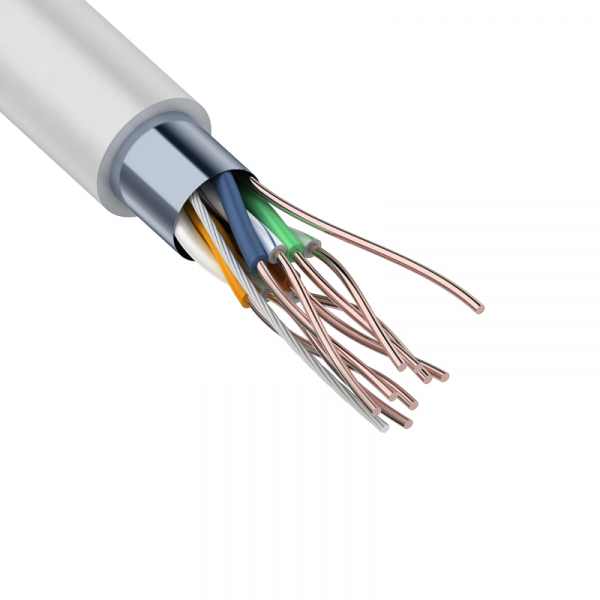 FTP 4PR 24AWG CAT5e 305м  кабель 01-0143 REXANT