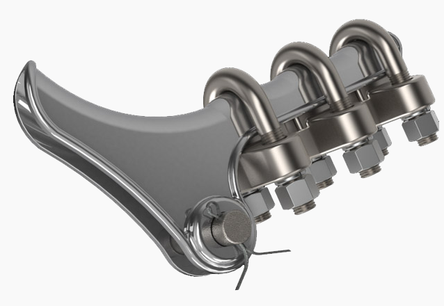 Зажим натяжной болтовой НБ-3-6Б МЗВА