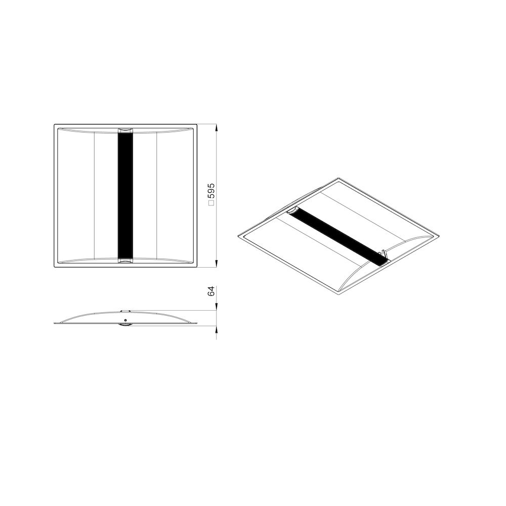 Офис Рефлект 30 Эко IP30 CRI80 5000К