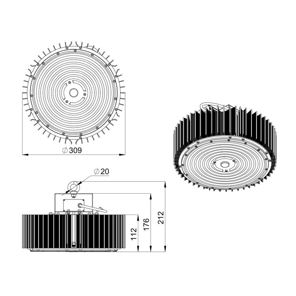 Профи v3.0 МЛ 200 CRI70 3000К 90°