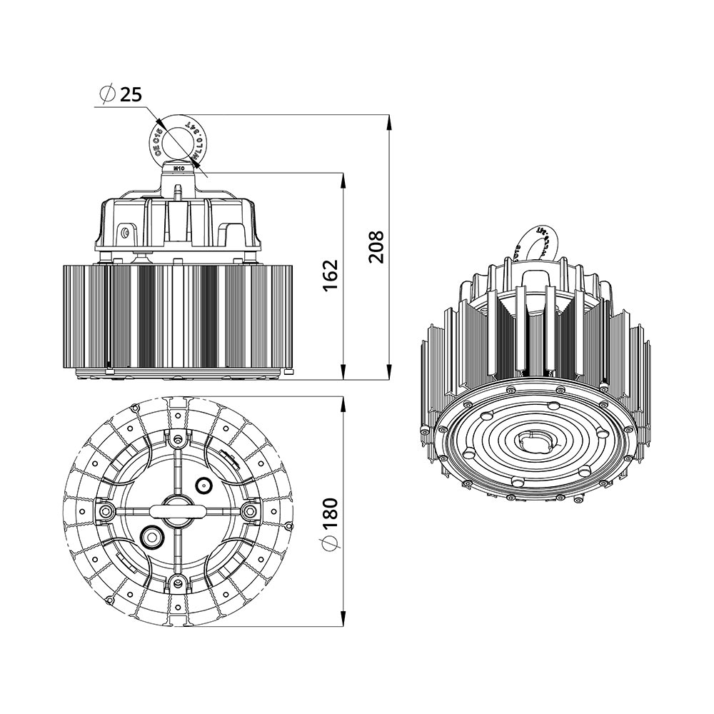 Профи Компакт 80 CRI70 3000К 120°
