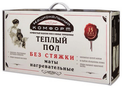 Теплолюкс Комплект теплых полов Национальный комфорт тНК-1180-8,00 без регулятора (одножильный мат, 8 кв.м, 1180 Вт)
