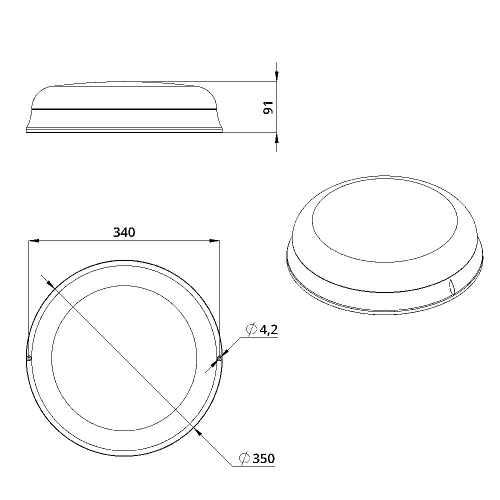 Кронос Нео 20 L IP54 CRI80 3000К Опал
