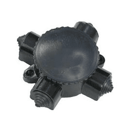 Коробка с г/в 4-рожковая  карболит КЭМ 1-10-4 (КОР-74) IP44   190497