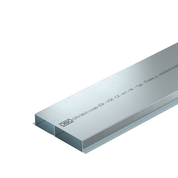 Кабельный канал для заливки в стяжку EUK 2000x190x38 мм (сталь) /S2 19038/