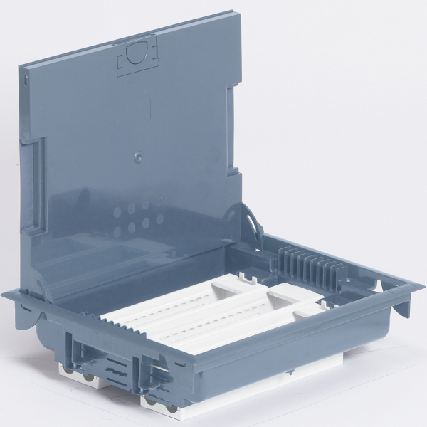 Коробка напольная 24м серая горизонтальная 75-105мм Legrand 089616