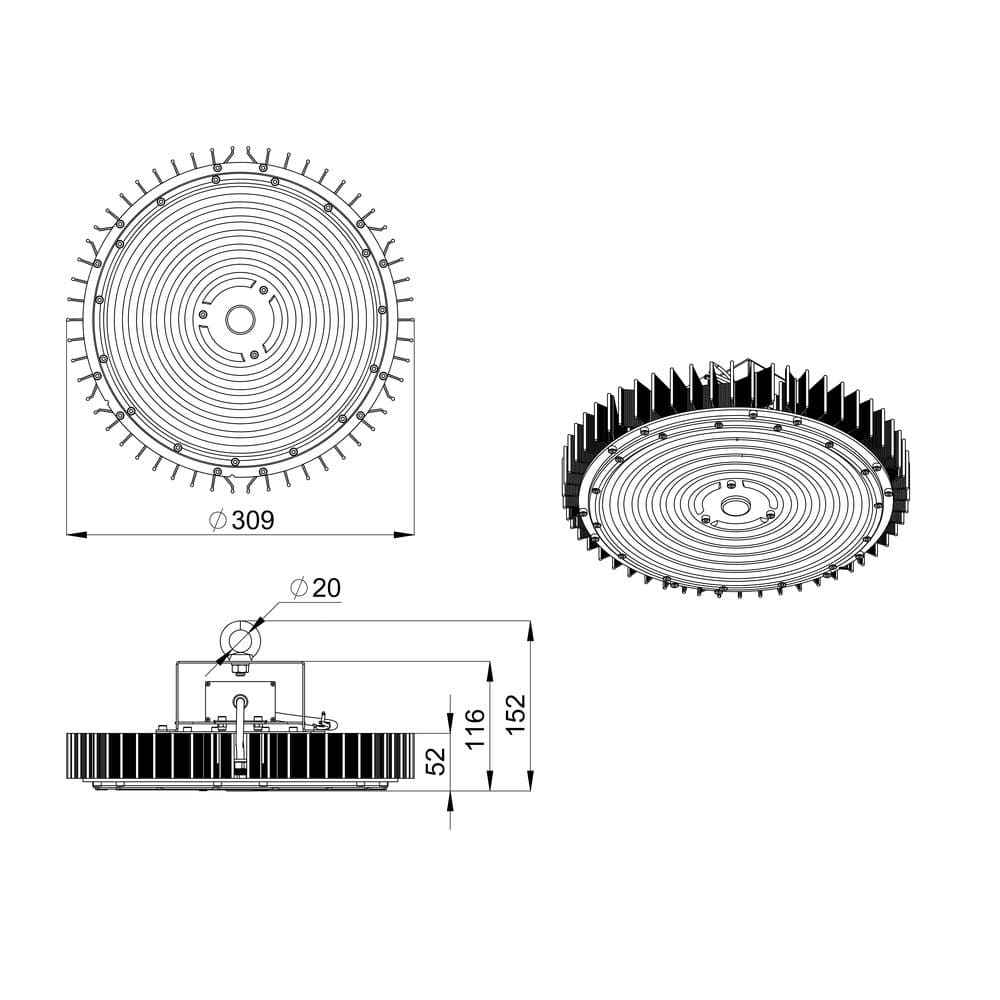 Профи v3.0 МЛ 150 CRI70 4000К 90°