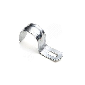 Скоба металлическая однолапковая d48-50мм. (10шт.) EKF (кратно 10)