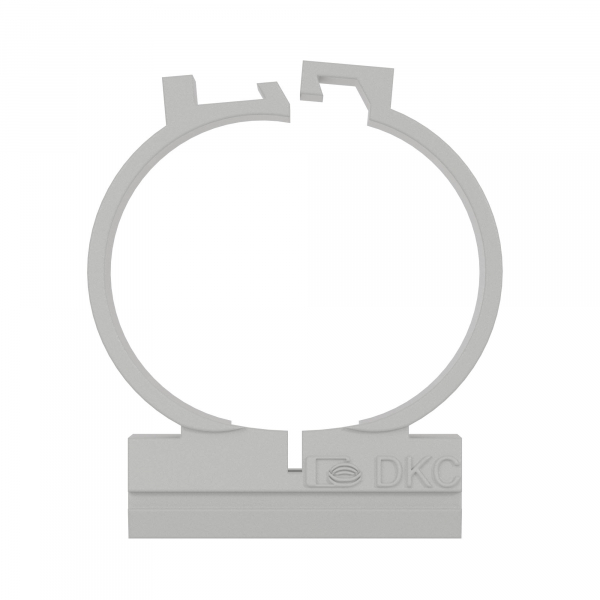 Держатель-клипса двухкомпонентный DKC 51125 д.25мм (кратно 100)