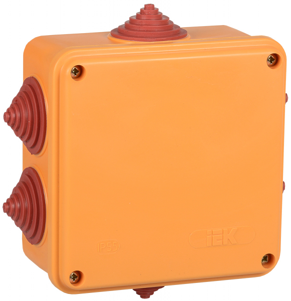 Коробка расп. огн. ПС 100х100х50мм 6P 4мм2 IP55 6 вв. IEK