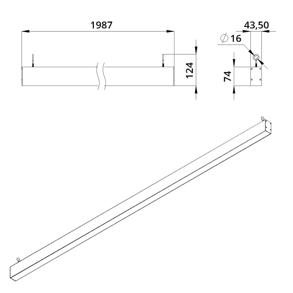 Элегант 80 2000мм S CRI80 4000К Опал
