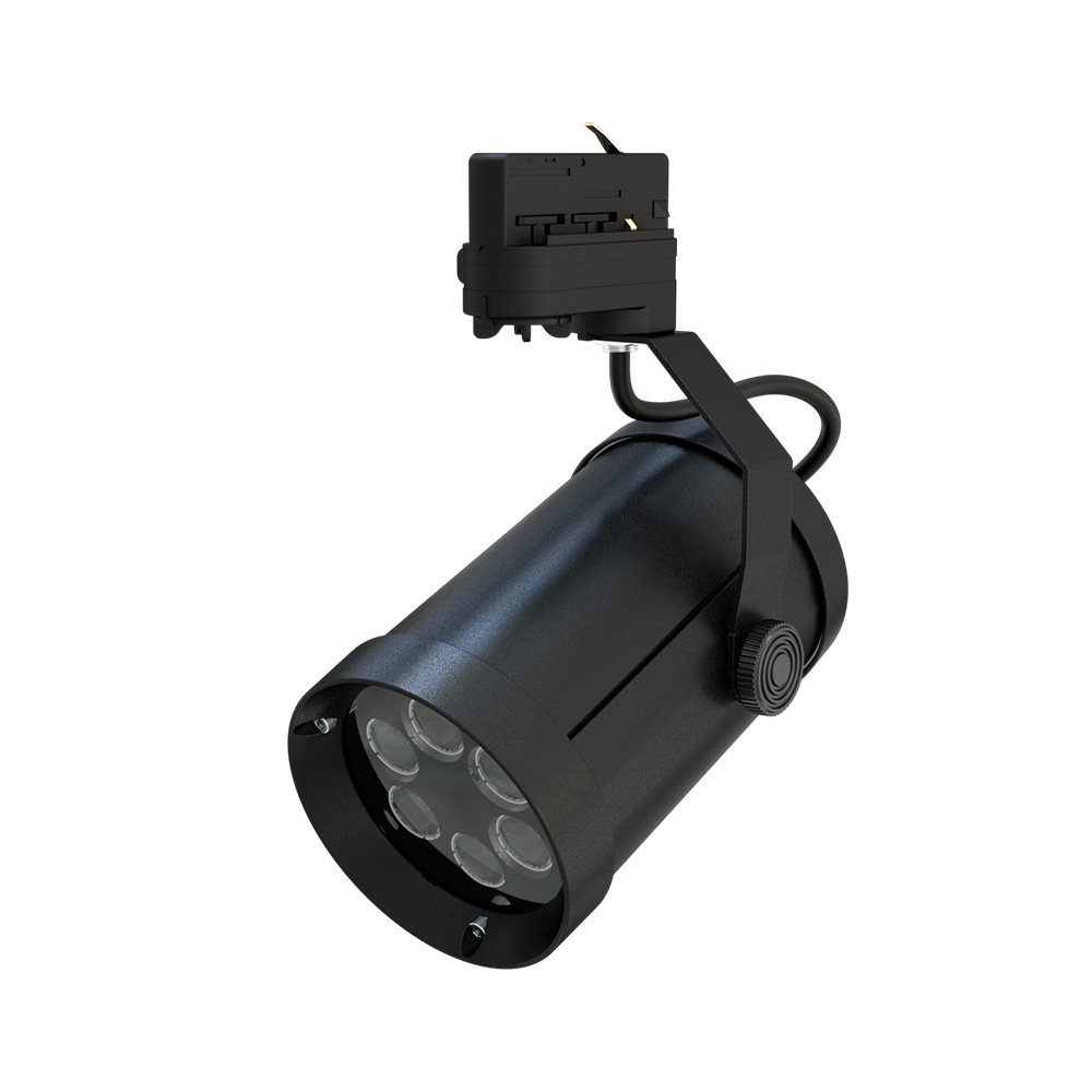 Акцент Трек 6 CRI80 5000К 15° RAL9005 Муар