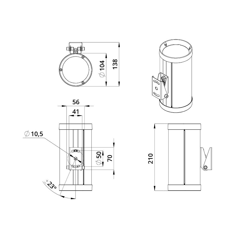 Акцент 16 Дуо CRI80 3000К 10°