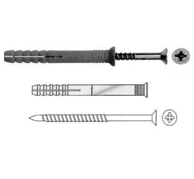 Дюбель-гвоздь потайной D6*50 (уп.50шт.) РД