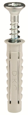 Саморез 4,5х40 мм с дюбелем V6, DKC CM06522   (кратно 100)