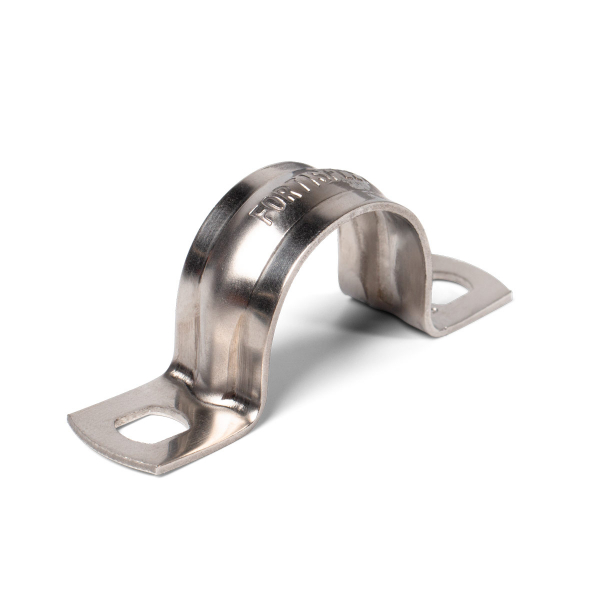 Скоба двухлапковая из нержавеющей стали СМД (INOX) 19-20 Fortisflex