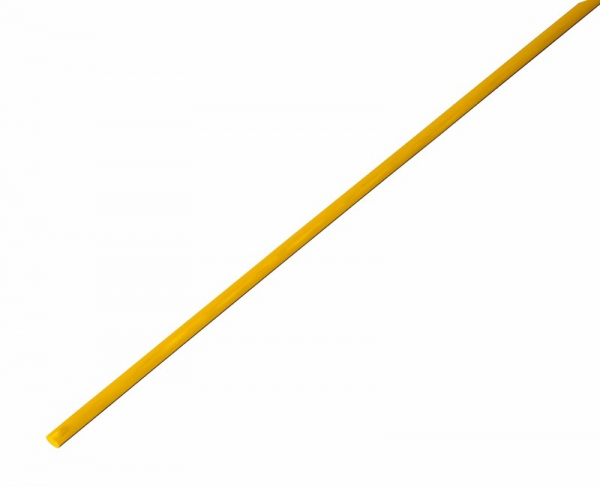 1.5 / 0.75 мм 1м термоусадка желтая  REXANT 20-1502