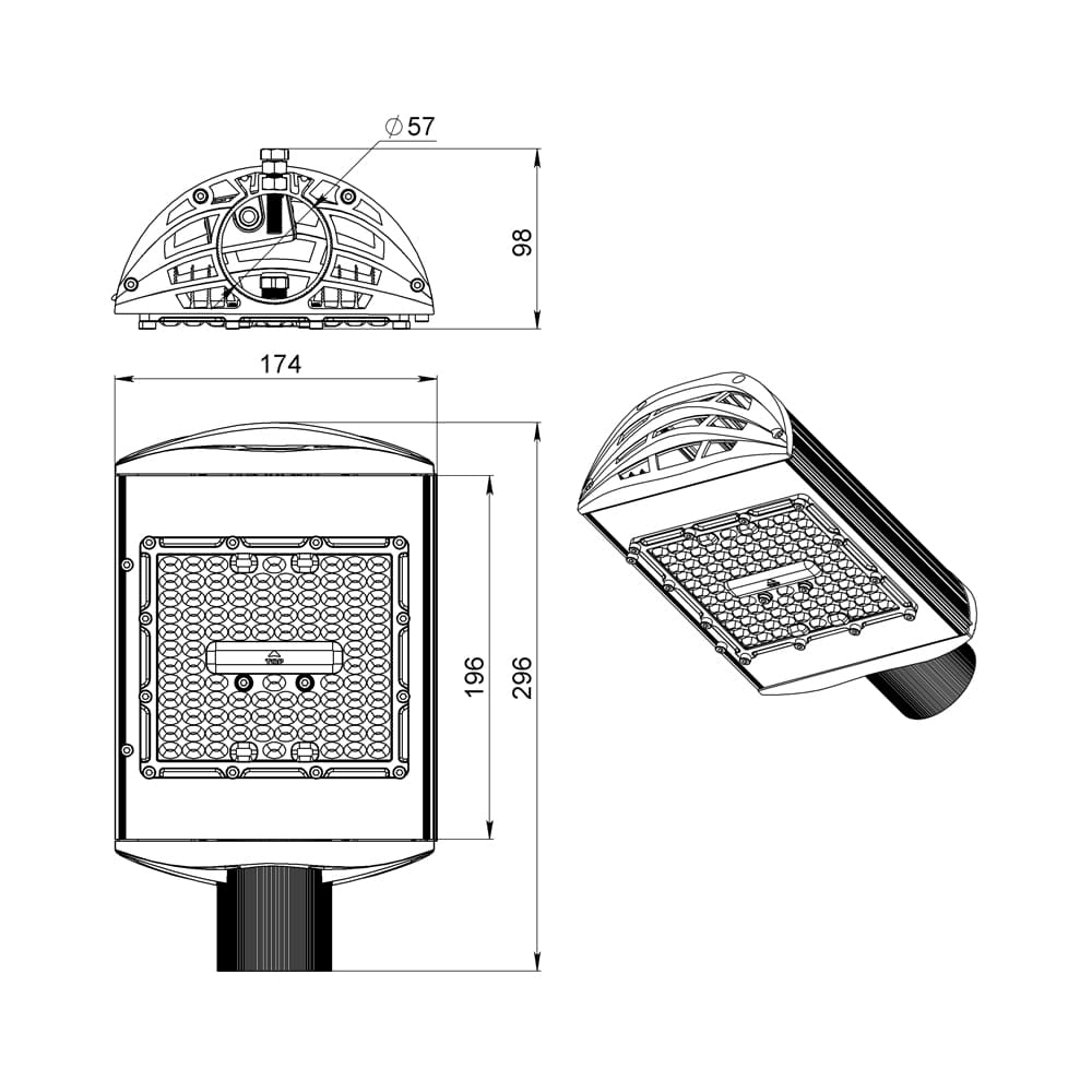 Магистраль v3.0 МЛ 70 CRI70 3000К 155х70°