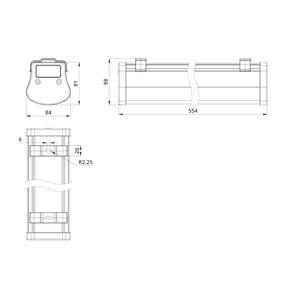 Айсберг v2.0 20 600мм Эко Л CRI70 3000К Опал