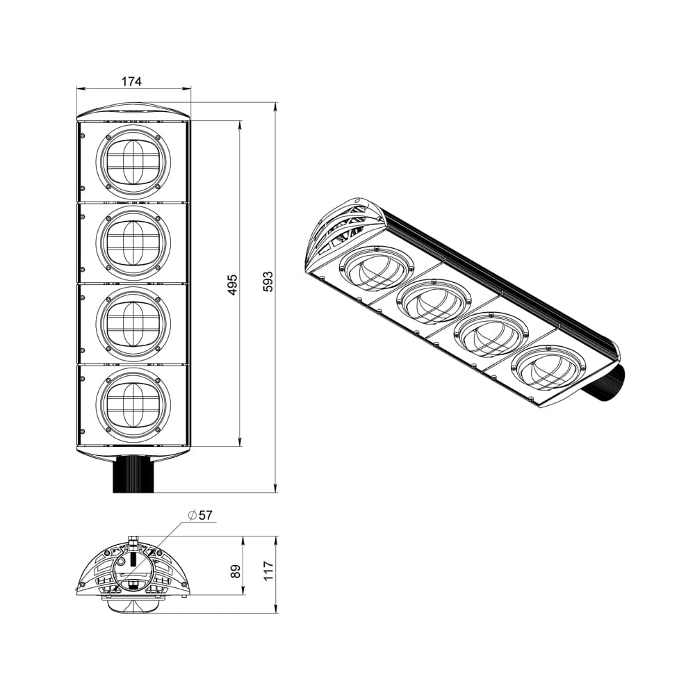 Магистраль v3.0 200 CRI70 6500К 140х85°