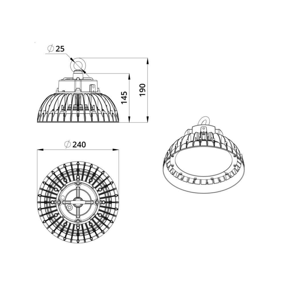 Профи Нео 50 Эко M CRI70 5000К 60°