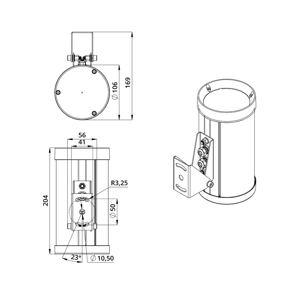 Акцент 8 24-36В DC CRI80 RGBW DMX 4000К 90°