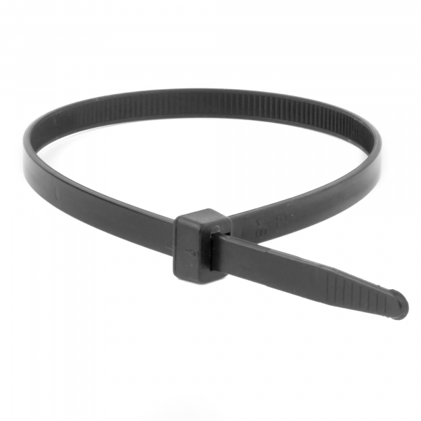 Хомут (стяжка) нейлон  12,4 х 230  черный  P6.6 стандартный  DKC  25335SR