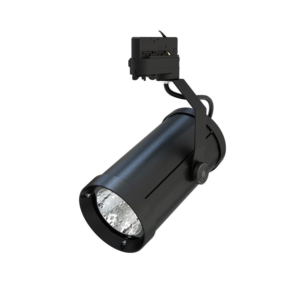 Акцент Трек 10 Р CRI80 5000К 40° RAL9005 Муар